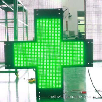 P6 indoor led pharmacy cross display